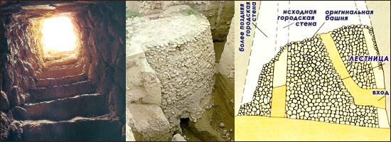 лестница в неолетической башне Иерихона