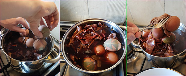 Пасхальные яйца крашенки