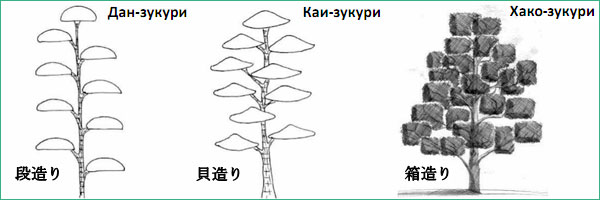 Стили ниваки – Дан-зукури, Кай-зукури, Хако-зукури