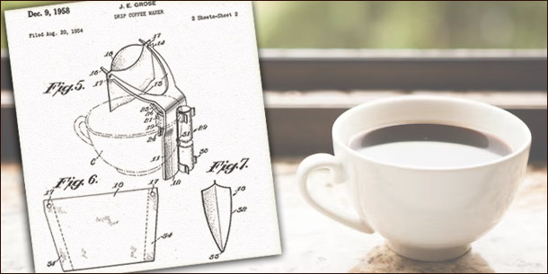 патент на Drip coffee maker