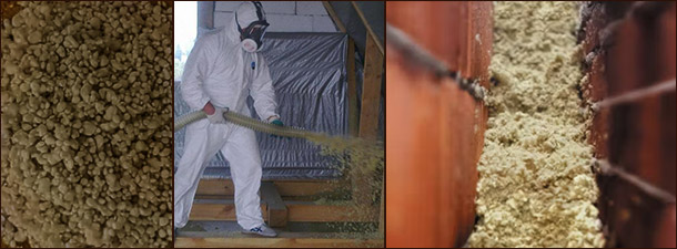 Задувка минеральной ваты