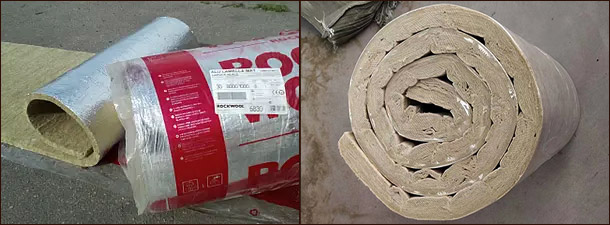 Минеральная вата в рулонах