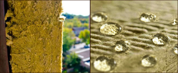 Гидрофобность держит оборону Каменная вата