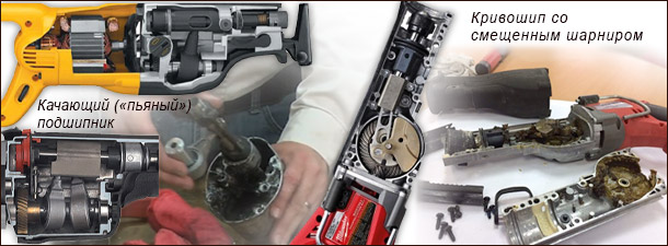 Механический блок сабельной пилы