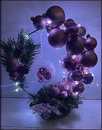 Новогодняя композиция своими руками