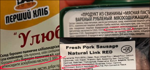 Антиоксиданты в еде