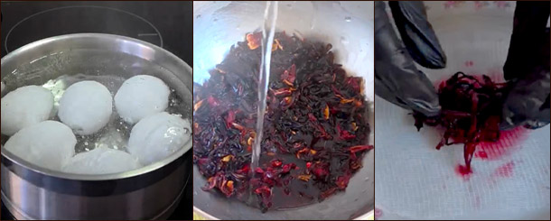 Красим пасхальные яйца