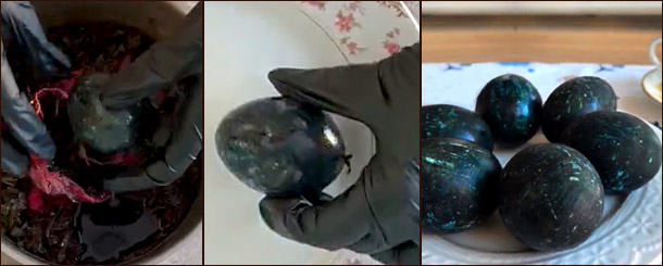 Красим пасхальные яйца